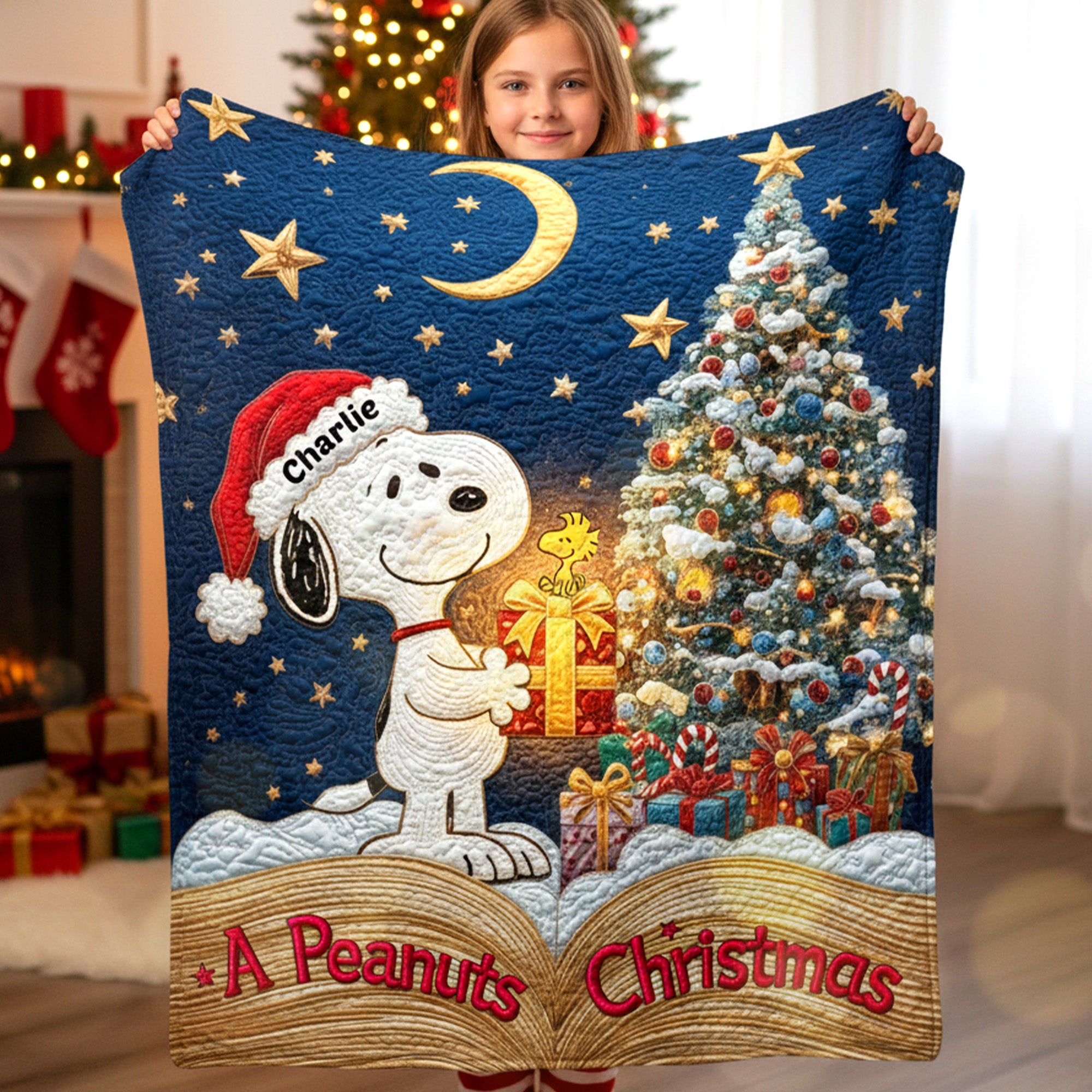 Cute Holiday Character Blanket - Personalized Christmas Gifts For Kids 04tomg061125