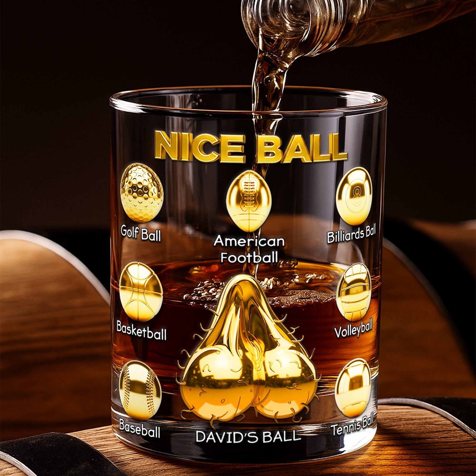 Funny Nice Ball Round Glass - Personalized Gifts For Him 07OHLU251125