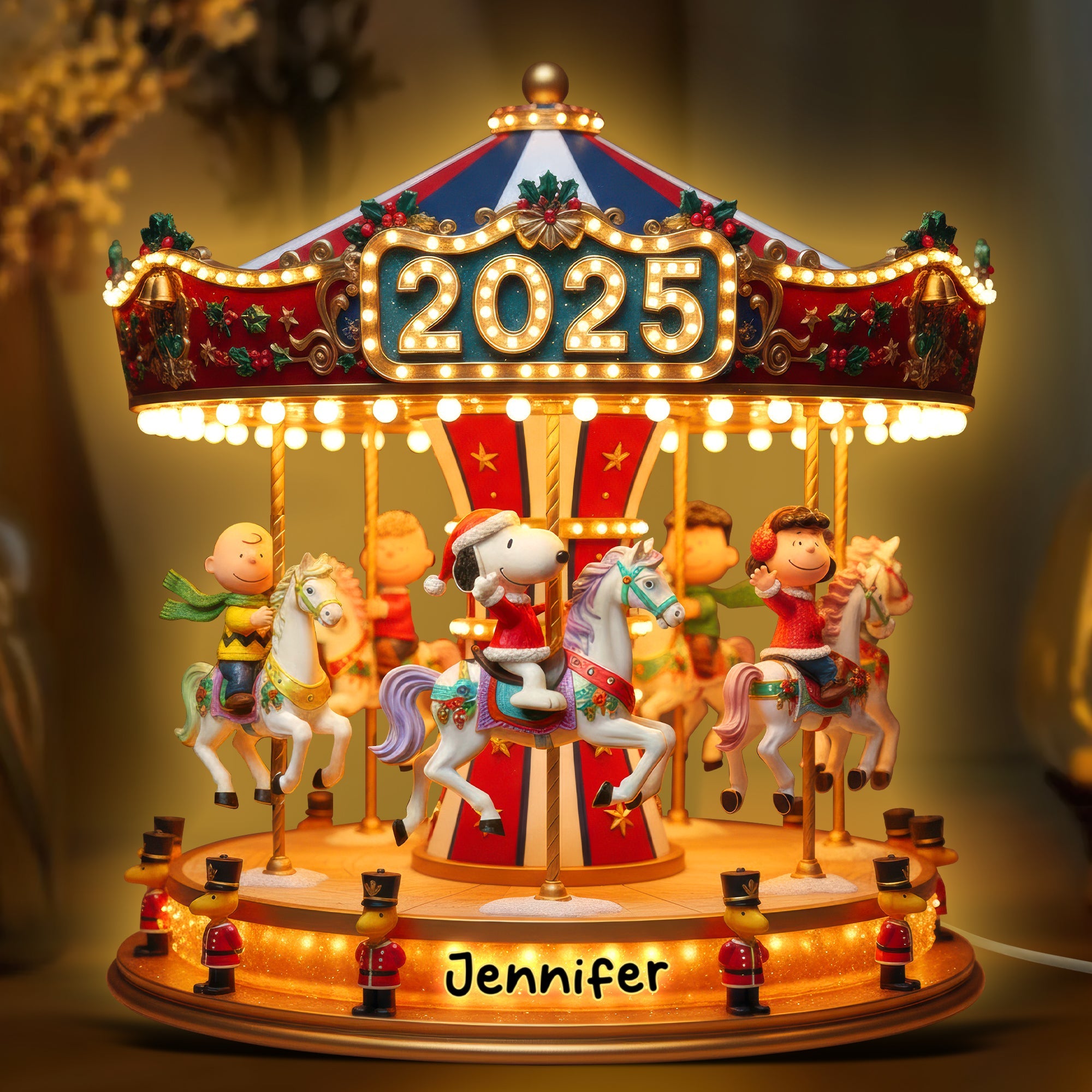 Vintage Carousel Light Box - Personalized Christmas Gifts 04PAQN311025