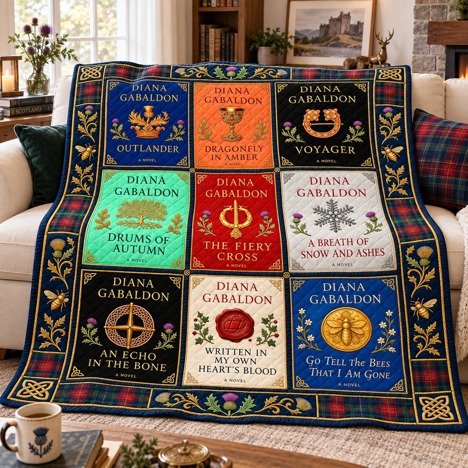 Fantasy Time Traveler Blanket - Personalized Gifts 06nalu071026
