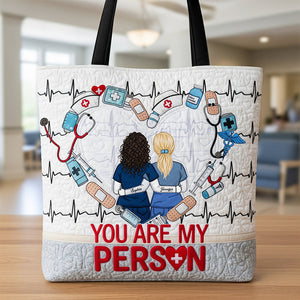 Nurse Besties Tote Bag, Personalized Gifts For Nurse Colleague 01qhdt240725