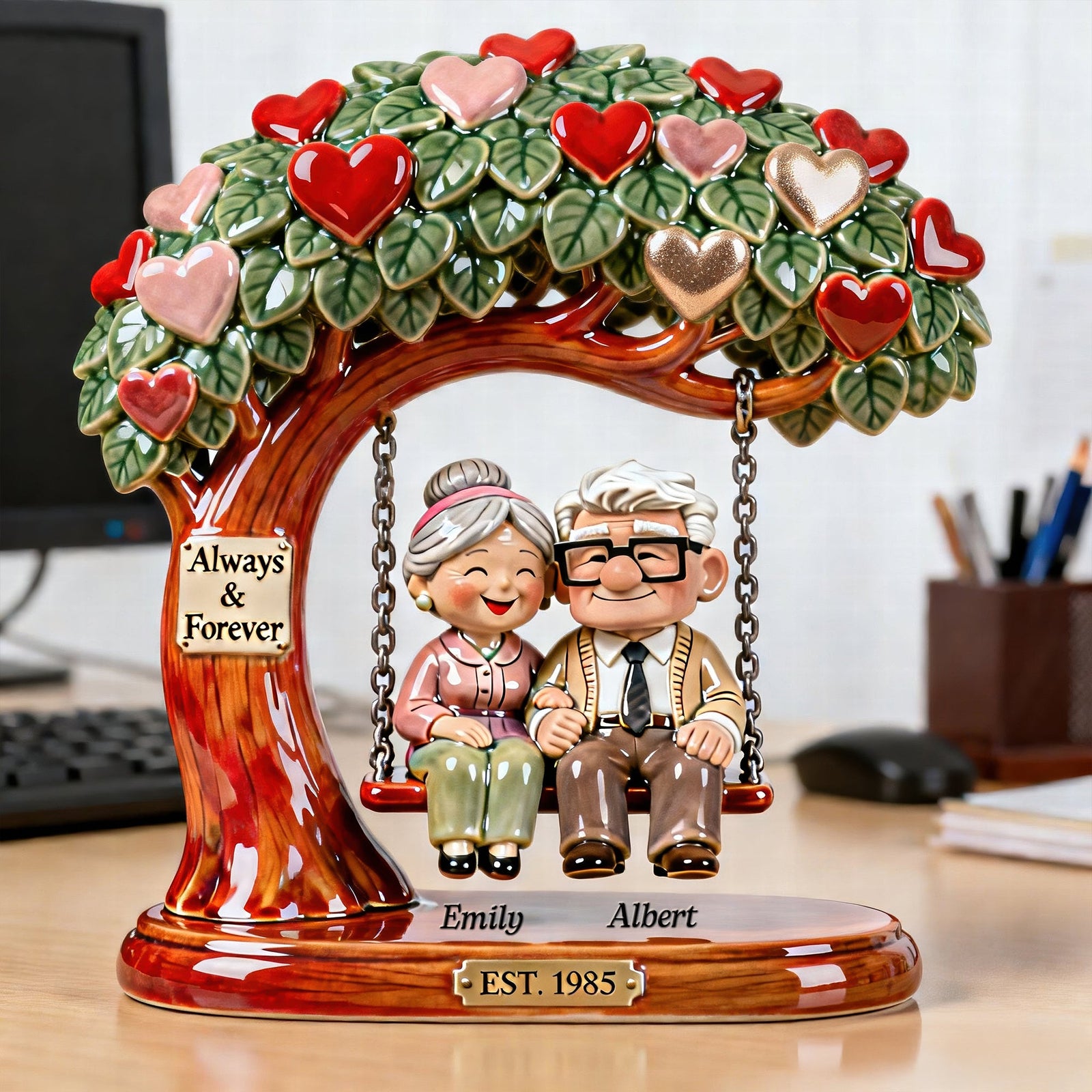 Together Forever  Acrylic Plaque - Personalized Gifts For Couple 03naqn090126