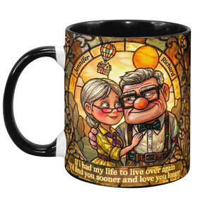 Timeless Love Couple Coffee Accent Mug - Personalized Gifts For Couple 04TOQN270126