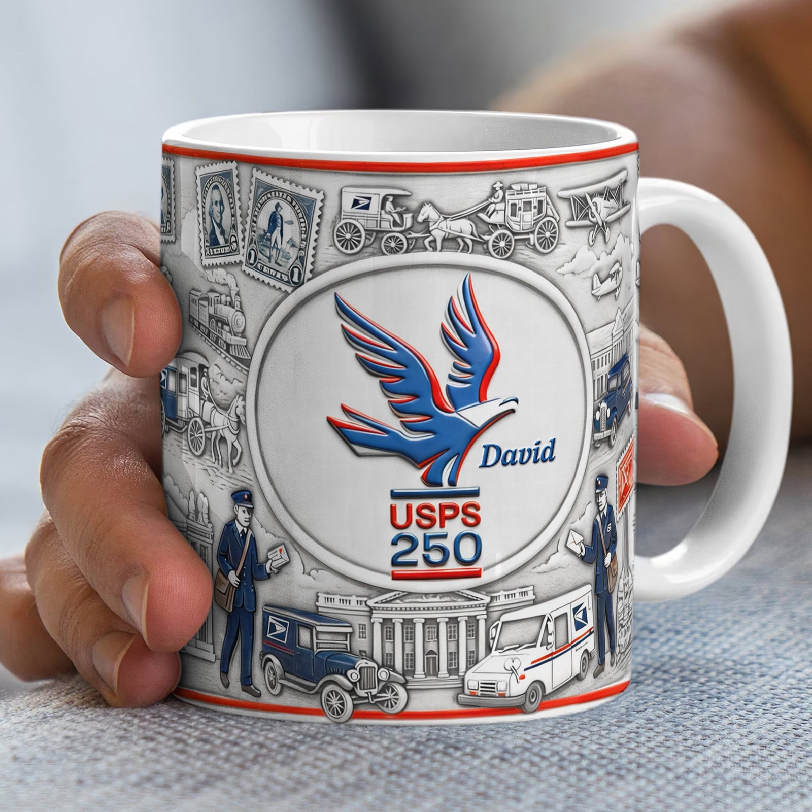 Postal Job Milestone Coffee Mug – Personalized Gifts For Postal Worker 02naqn040226