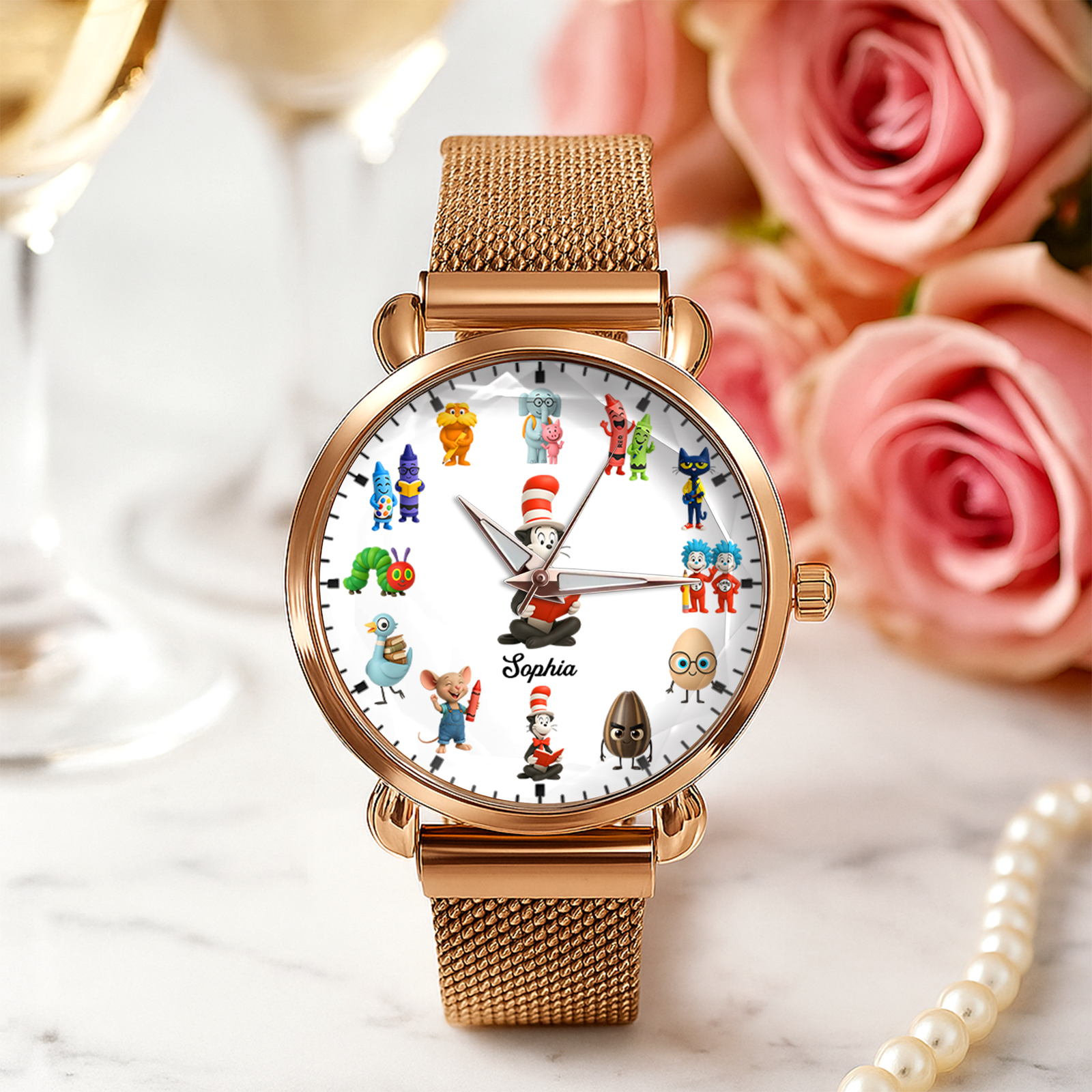 Teacher Mesh Strap Quartz Watch - Personalized Gifts For Teacher 03NAPU170725