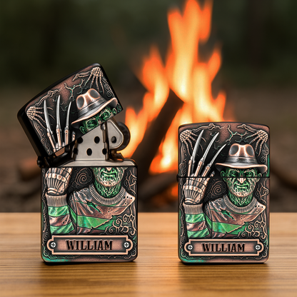 Creepy Movie Characters Lighter - Personalized Gift For Horror Fans 04NALU180825