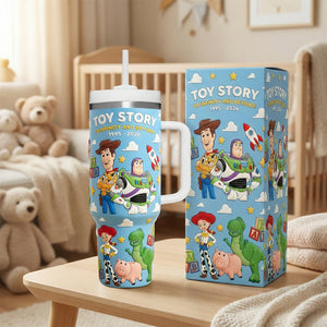 Cute Adventure Characters 40oz Tumbler - Personalized Gifts 02natn090226