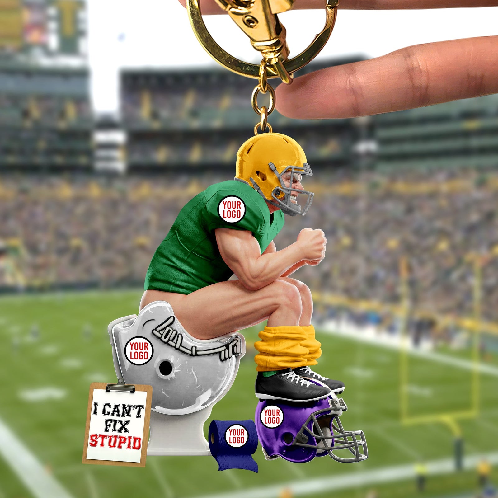 Strong Rival Sports Keychain – Personalized Gifts for Sport Lovers 03qhqn231225