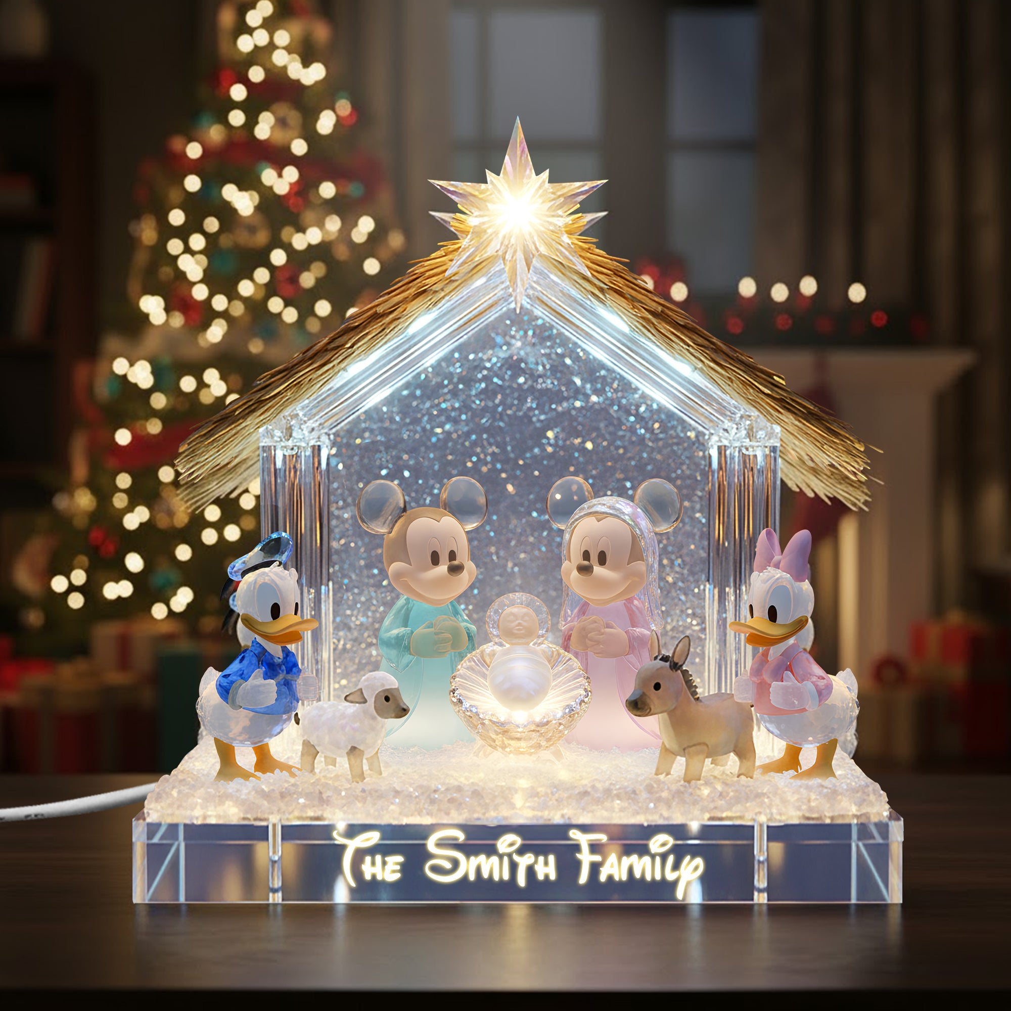 Magical Moments Custom Shape Acrylic Light Box - Personalized Gifts For Family 05PATN101125