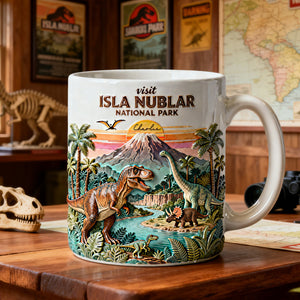 Prehistoric World National Park Coffee Mug - Personalized Gift For Dino Lovers 02NALU090126