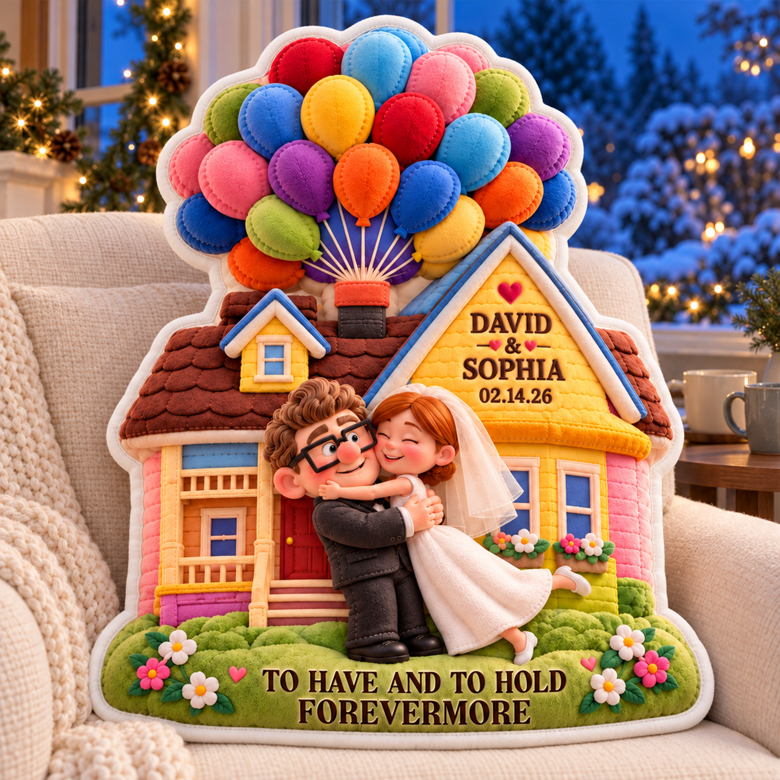 Romantic Couple Pillow - Personalized Gifts For Couple 01ttqn171026