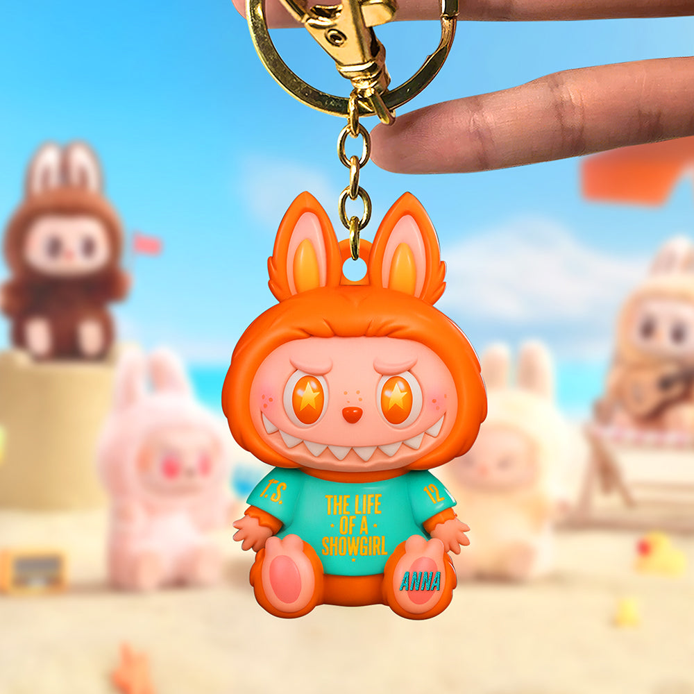 Cute Monster Keychain - Personalized Gifts For Music Lovers 04hyqn220825