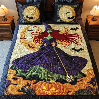 Witch Quilt Bedding Set - Personalized Gifts For Witch Lovers 01tgta030925