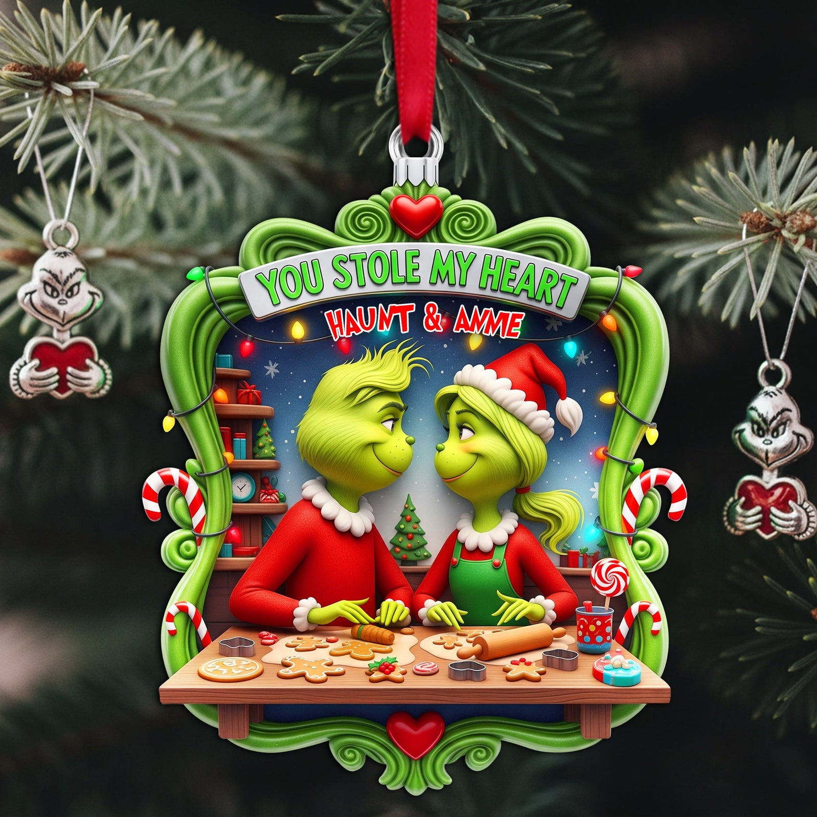 Personalized Gifts For Couple Christmas Acrylic Ornament 03hulu110925