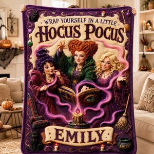 Witch Lover Blanket - Personalized Gifts For Halloween Blanket 02HADT140826