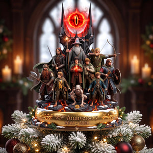 25th Anniversary Fantasy Tree Topper - Personalized Gifts For Christmas 06naqn100926