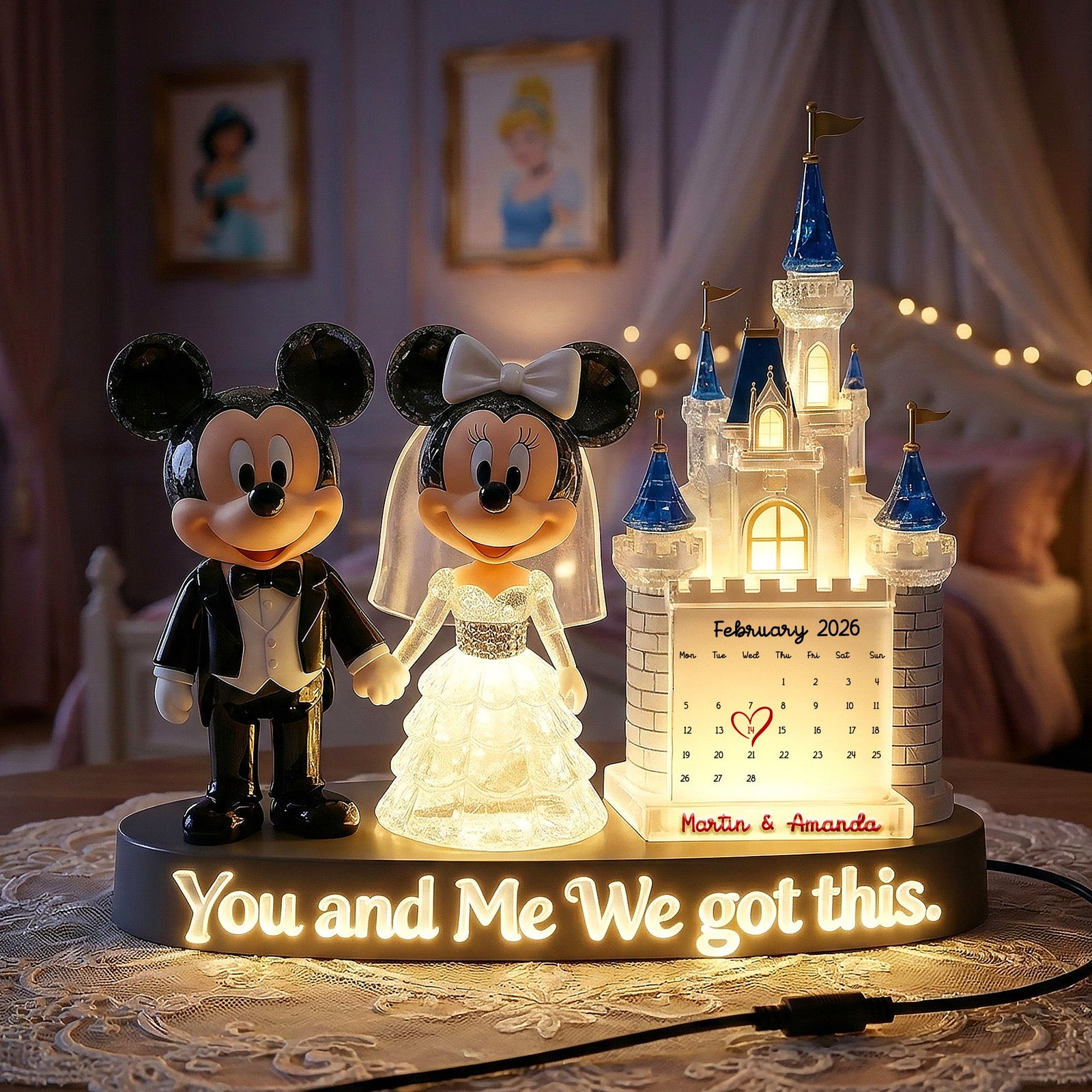 Wedding Couple Light Box - Personalized Gifts For Couples 05hymg181225