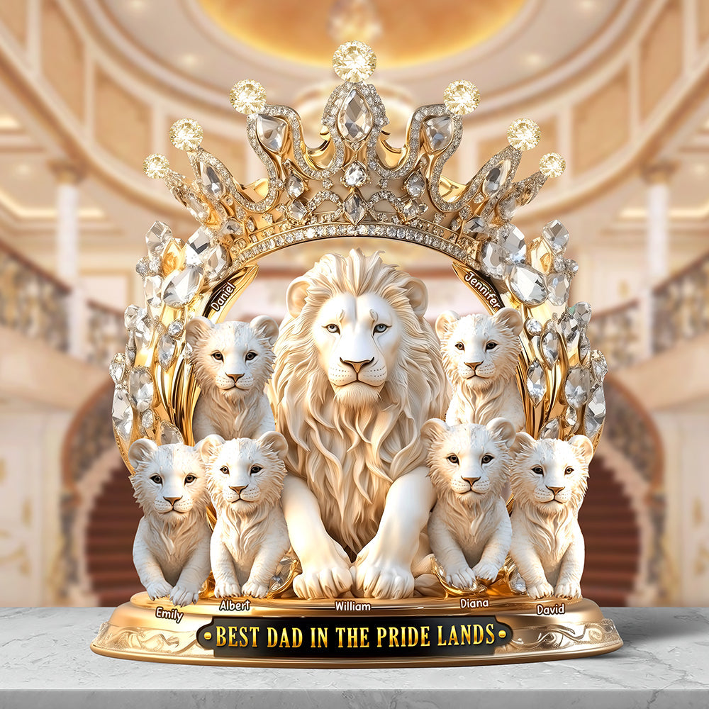 Best Dad Gown Acrylic Plaque, Personalized Gifts For Dad 01tgqn080525-Homacus