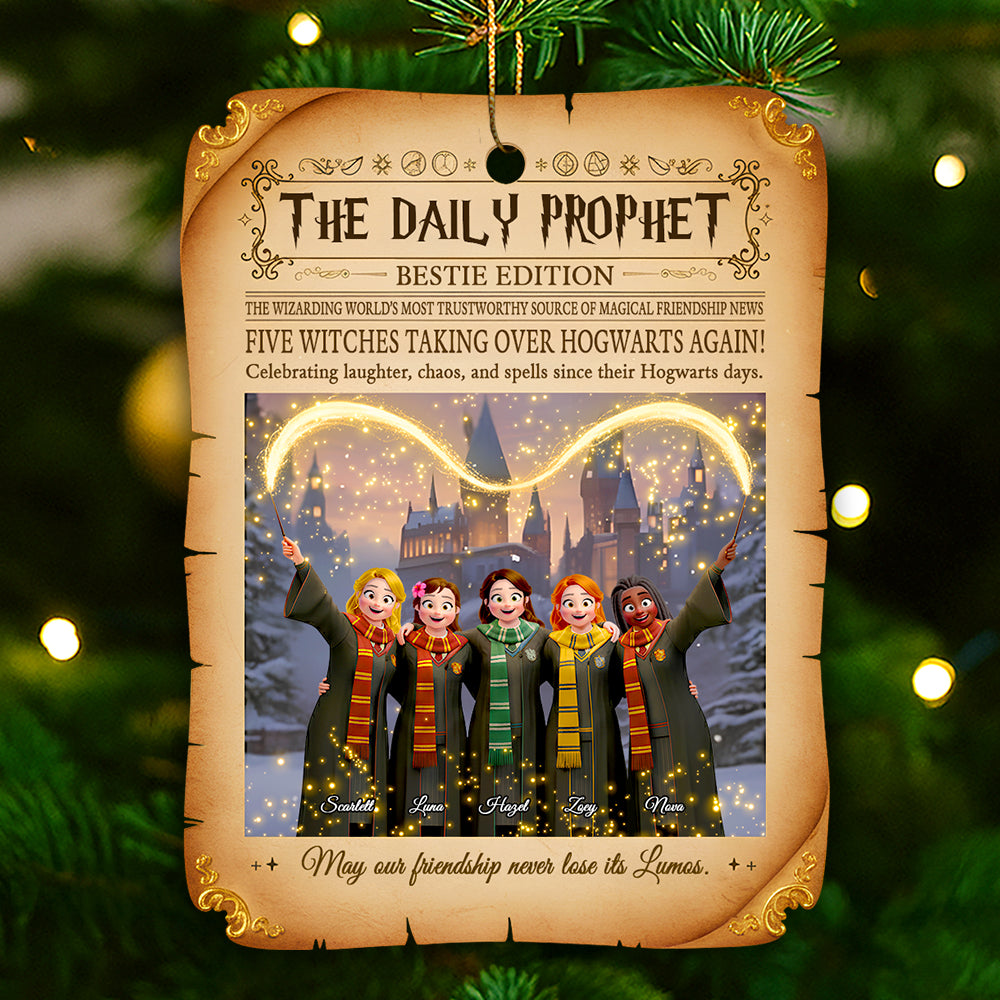 Bestie Edition Christmas Ornament Personalized Gifts For Bestie 03TODT081025