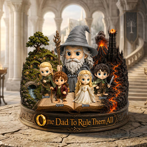 Dad's Legendary Quest Plaque - Personalized Gifts For Dads 03NATA210526