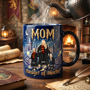 Fantasy School Mom Color Changing Ceramic Coffee Mug - Personalized Gifts For Mother's Day Heat Changing Mug 05NATN240326