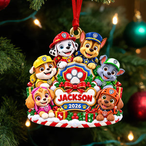 Holiday Rescue Squad Acrylic Ornament - Personalized Christmas Gifts 08tydh191026