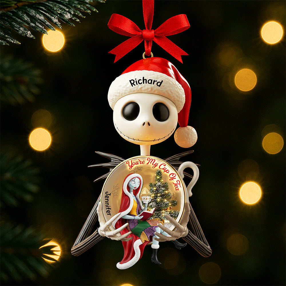 Spooky Love Christmas Ornament – Personalized Gifts For Couple 04paqn170925