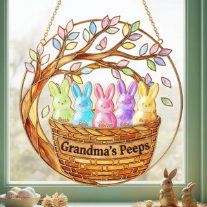 Grandma Peep Easter Suncatcher Ornament - Personalized Gifts For Grandma 04nata260126