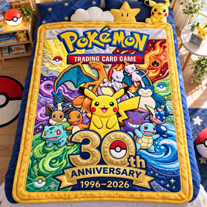 30th Anniversary Creature Blanket - Personalized Gifts 05nalu260926