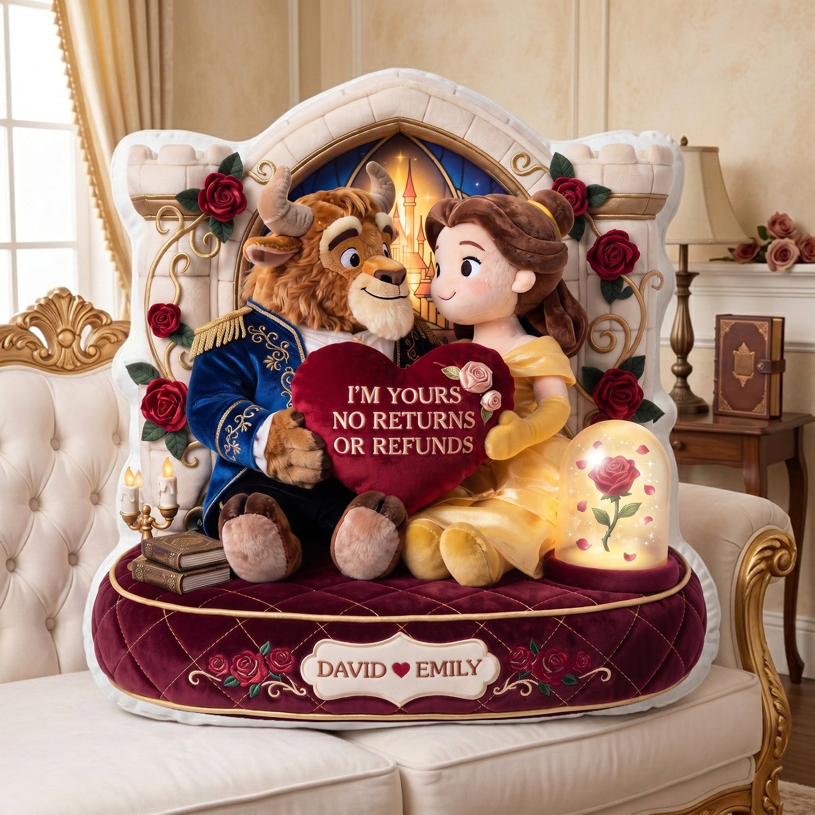I'm Yours, No Returns Or Refunds Custom Shaped Pillow - Personalized Gift For Couples 03tylu290726