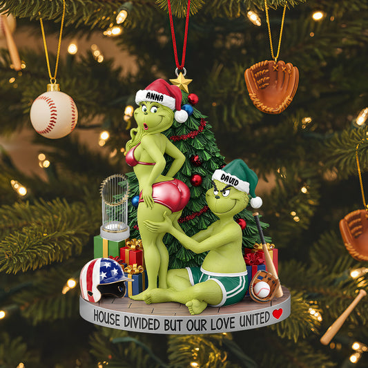 Personalized Gifts For Baseball-loving Couple Christmas Ornament 03hutn250925