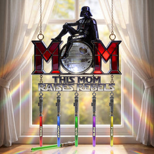 Mom Of Little Kids Suncatcher - Personalized Gift For Mom 06KILU300326