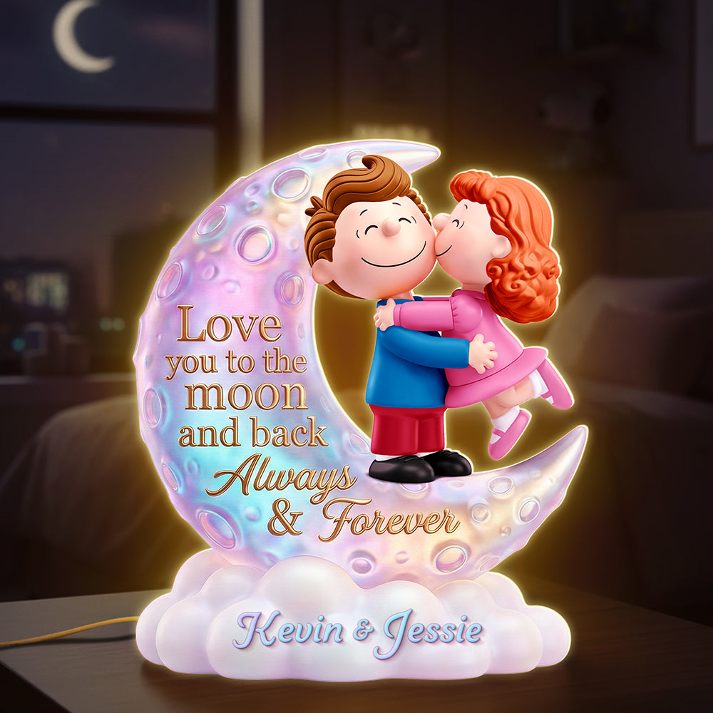 Lovely Couple Acrylic Light Box - Personalized Gifts For Couple 02huta241225