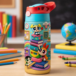 Lovely Adventure Back To School 12oz Colorful Kid Tumbler - Personalized Gifts For Kids 07hadh300726