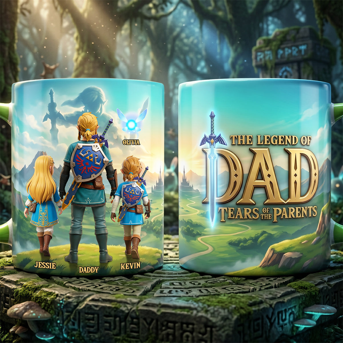 Legendary Adventure Dad Accent Mug - Personalized Gifts For Dads 03nata060526