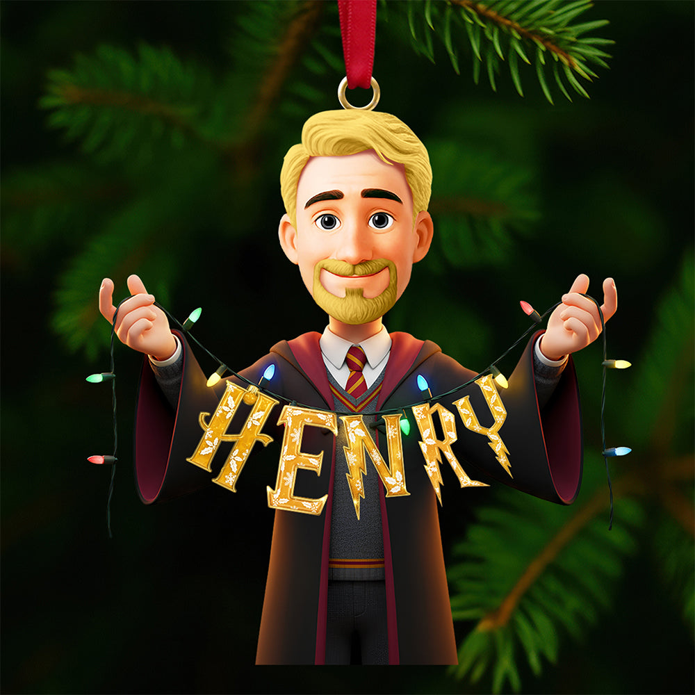 Christmas Alphabet Tree Ornament Personalized Gifts 05TODT131125