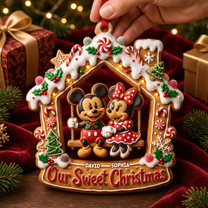 Couple Gingerbread Christmas Ornament - Personalized Gifts For Couple 08pgdt261026