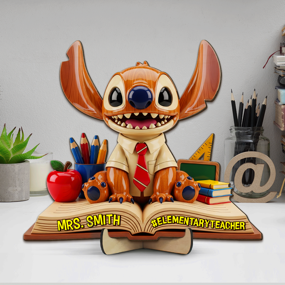 Back To School Teacher Wood Sign - Personalized Gifts For Teacher 06OHPU160725