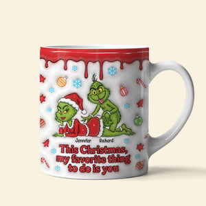 Naughty Green Couple Coffee Mug - Personalized Gifts For Couple 04naqn300925