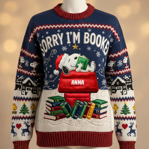 Cute Character Ugly Sweater Personalized Christmas Gifts For Book Lovers 07patn051125