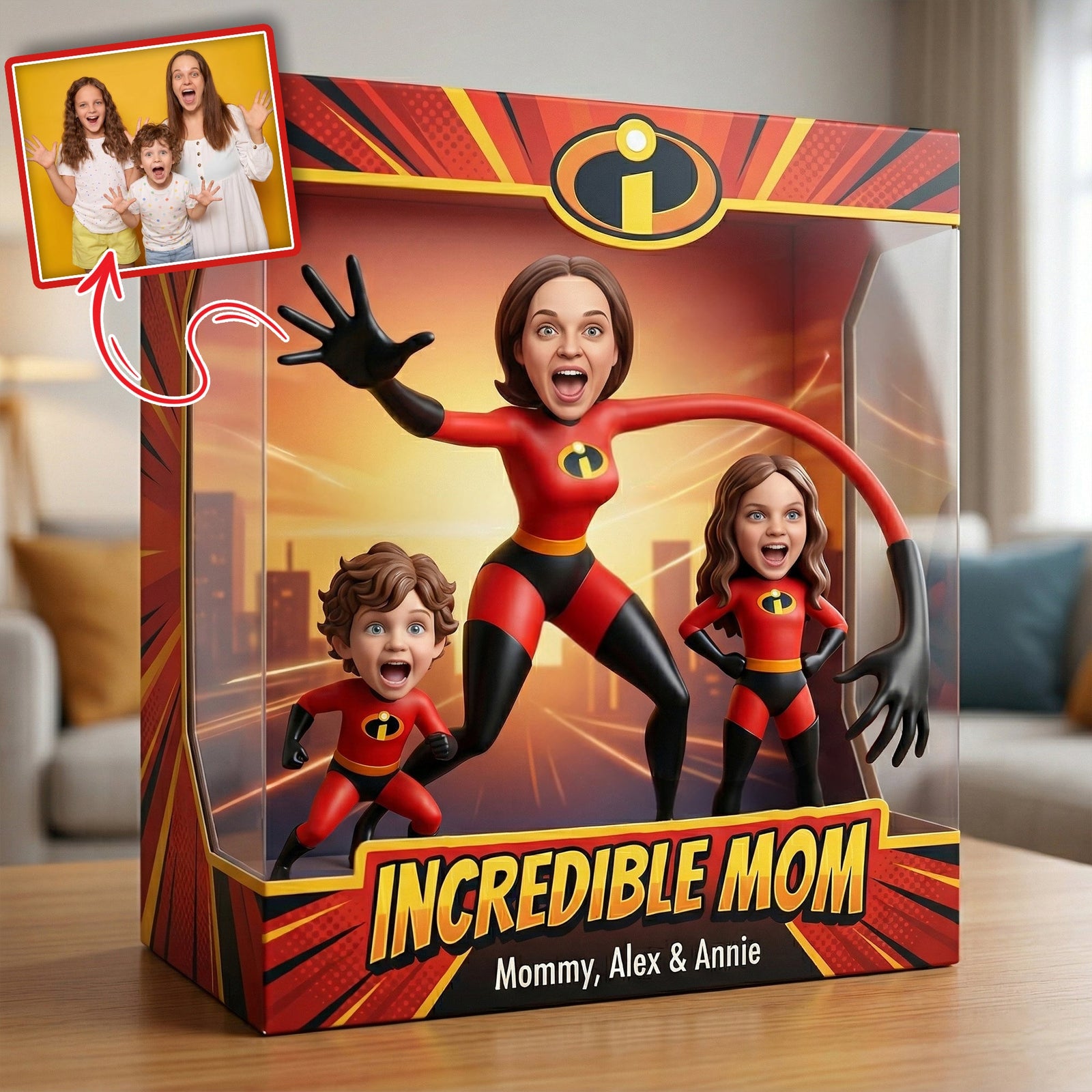 Fantastic Mom Acrylic Plaque - Custom Photo Gifts For Moms 03qhlu280326