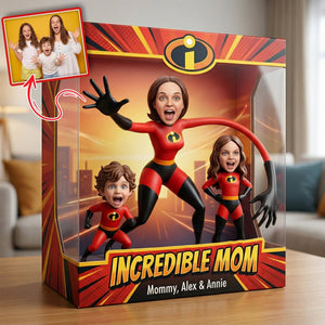 Fantastic Mom Acrylic Plaque - Custom Photo Gifts For Moms 03qhlu280326