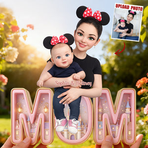 Mom And Kids Acrylic Plaque - Custom Photo Gifts For Mother's Day Plaque 02HUDT060226