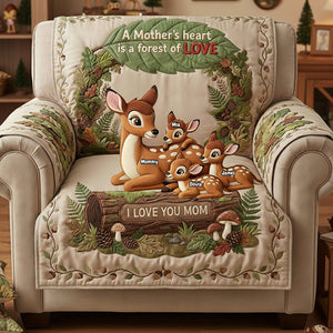 Forest Deer Mom Sofa Cover - Personalized Gift For Mom 01PATA050226