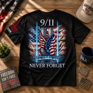 Never Forget 9/11 Personalized Shirt – Patriotic Memorial Shirt 01hudh300726