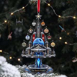 Christmas Tree Universe Ornament - Personalized Gifts For Family Christmas Ornament 03OHTA300926