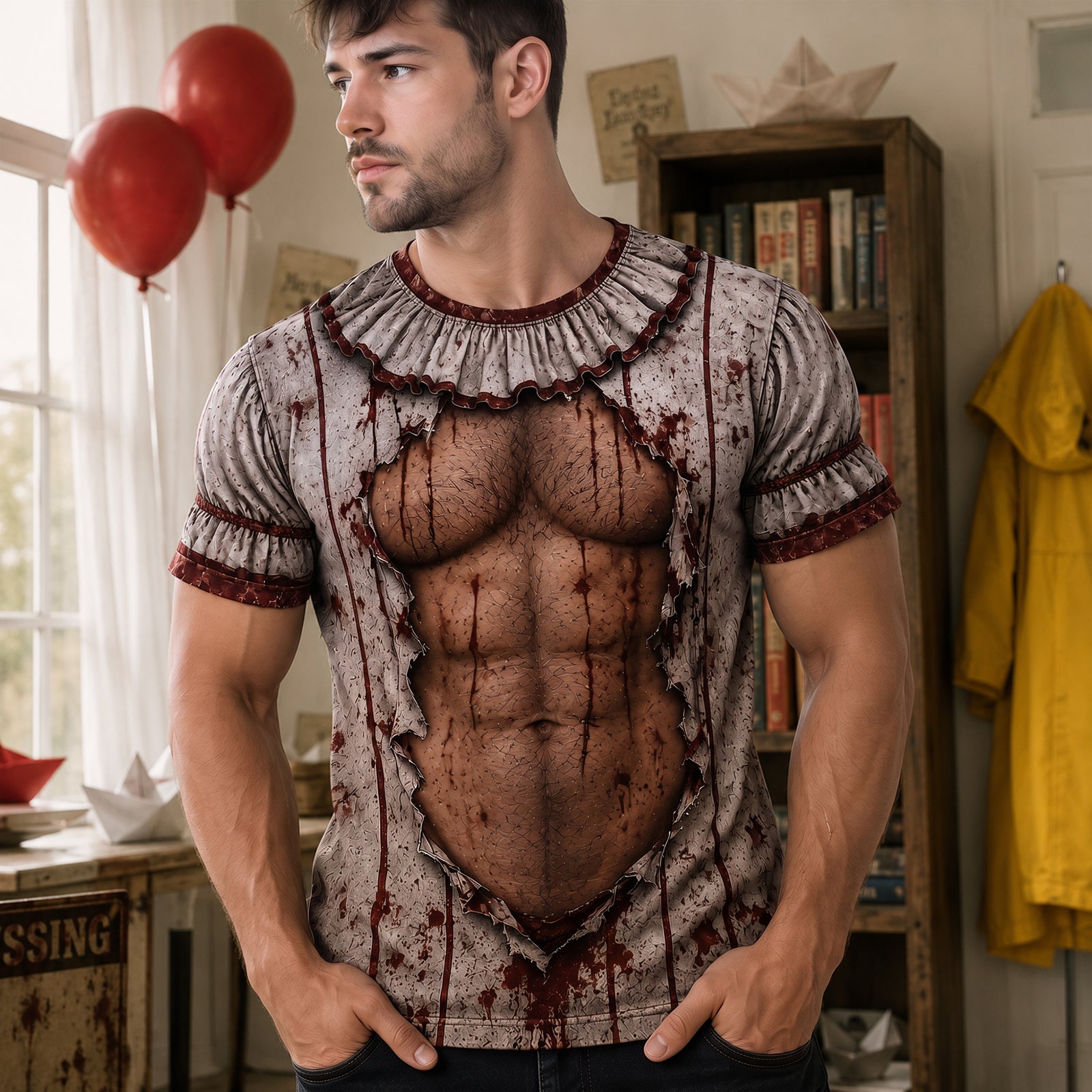 Scary Bloody Shirt - Personalized Gifts For Horror Lovers 02nalu180726