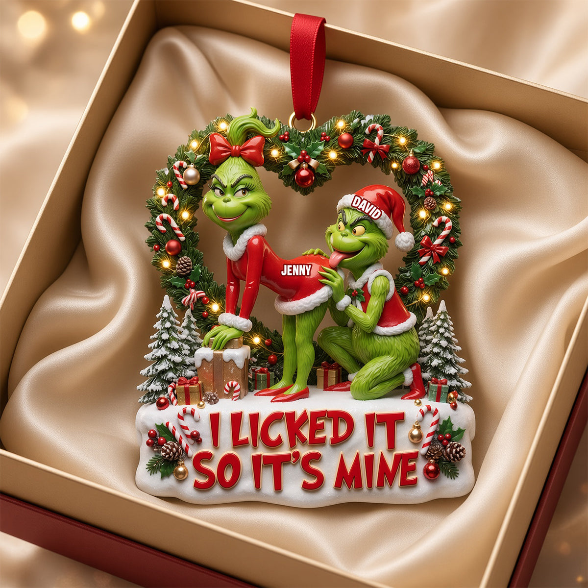 Sassy Couple Ornament - Personalized Christmas Gifts For Couple 03tytn210826