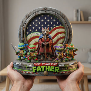 Awesome Father Acrylic Plaque - Personalized Gifts For Dads 05natn250426