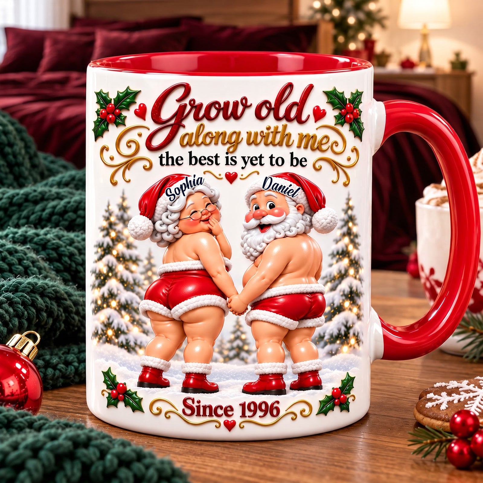 Santa Old Couple Accent Mug - Personalized Christmas Gifts For Couple 04nalu201026